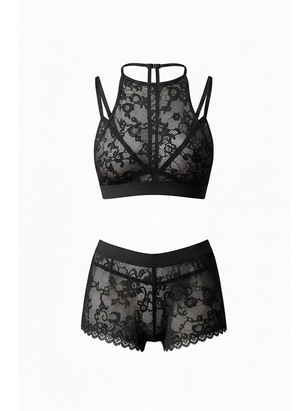 4Lü Bralet Set Siyah-2