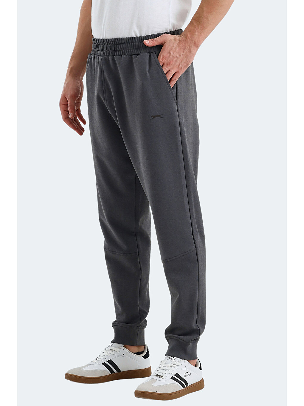 Karışık VALERIE 2 Lİ SET Erkek Cepli Siyah - Koyu Gri Eşofman Altı-1