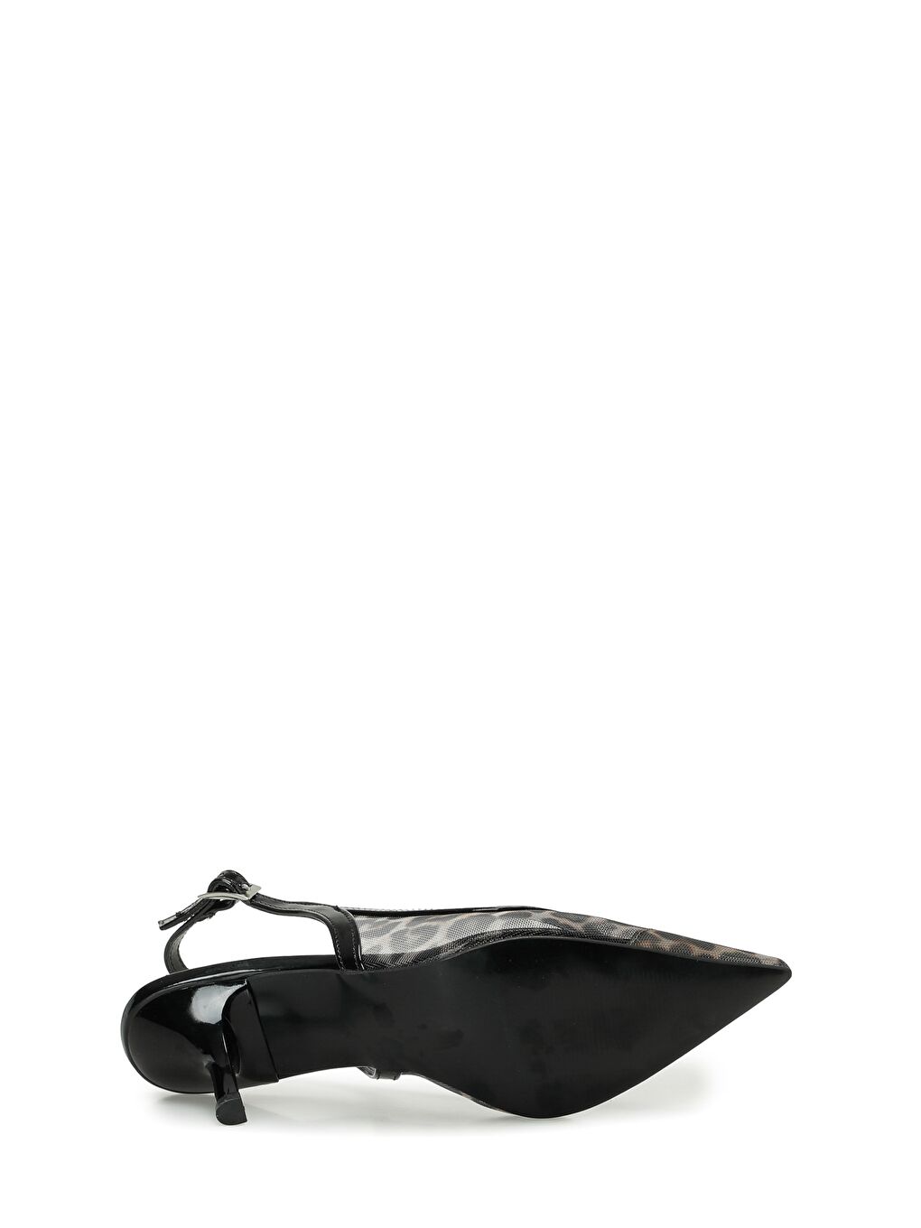 Kahverengi 26S-043 6FX Leopar Kadın Topuklu Ayakkabı-5