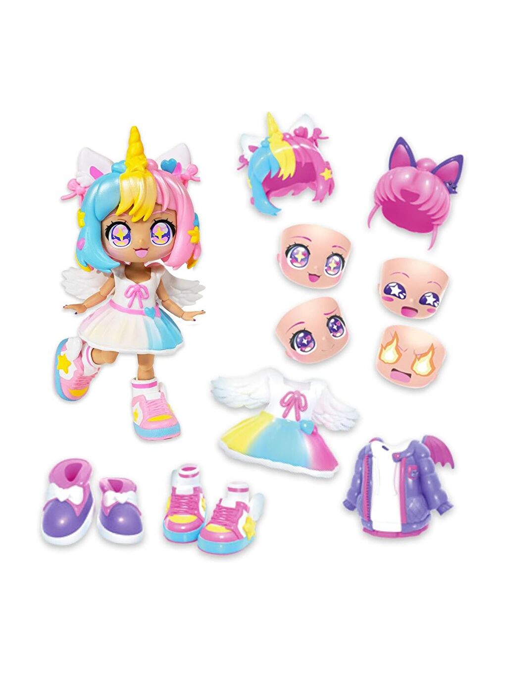 Animakii Bebek ve Aksesuar Seti - ve Bat-1