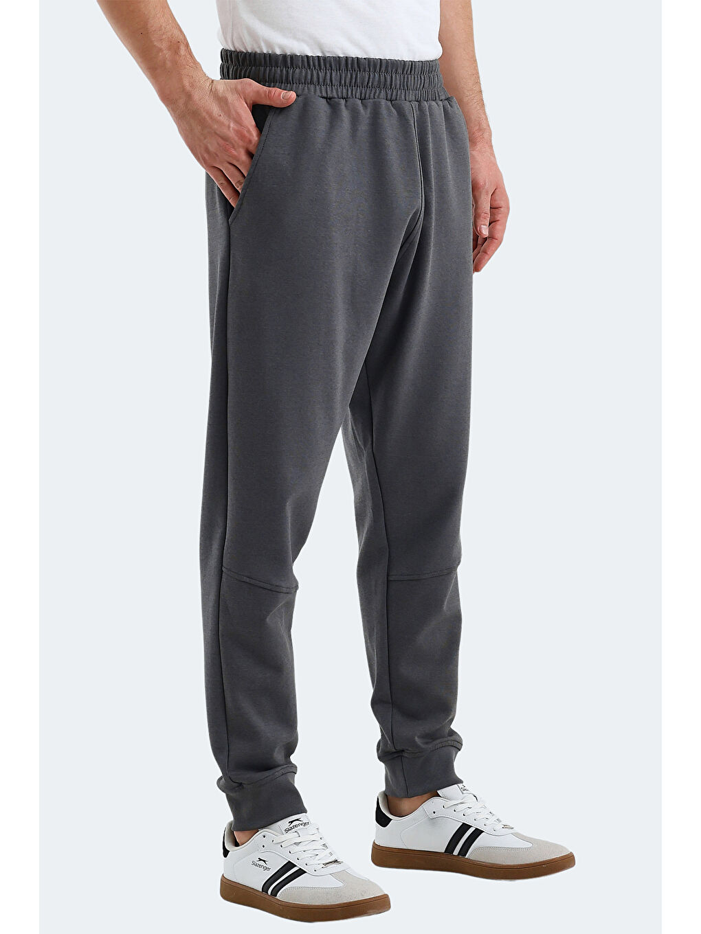 Karışık VALERIE 2 Lİ SET Erkek Cepli Siyah - Koyu Gri Eşofman Altı-3