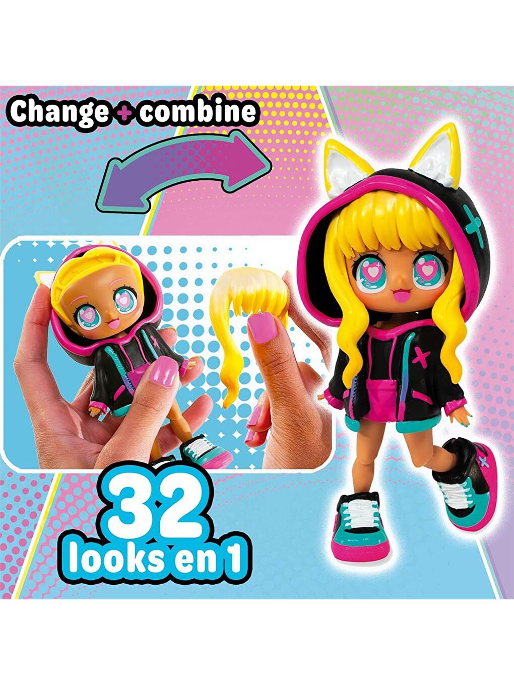 Animakii Bebek ve Aksesuar Seti - ve Bat-3