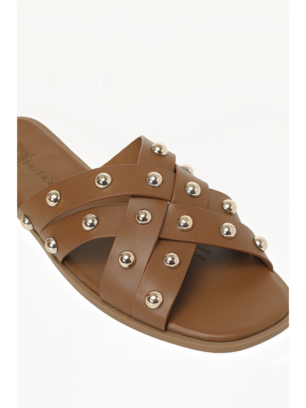 26S-415 6FX Kahverengi Kadın Terlik-6