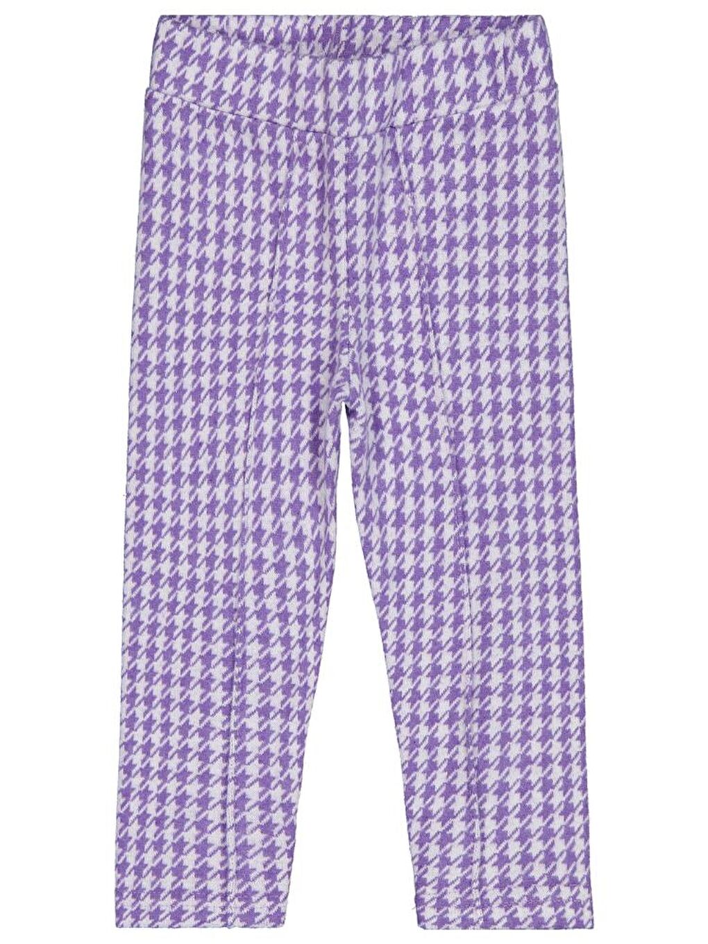 Girls Kazayağı Desen 2-5 Yaş Tayt - Lila 2-3 Yaş-1