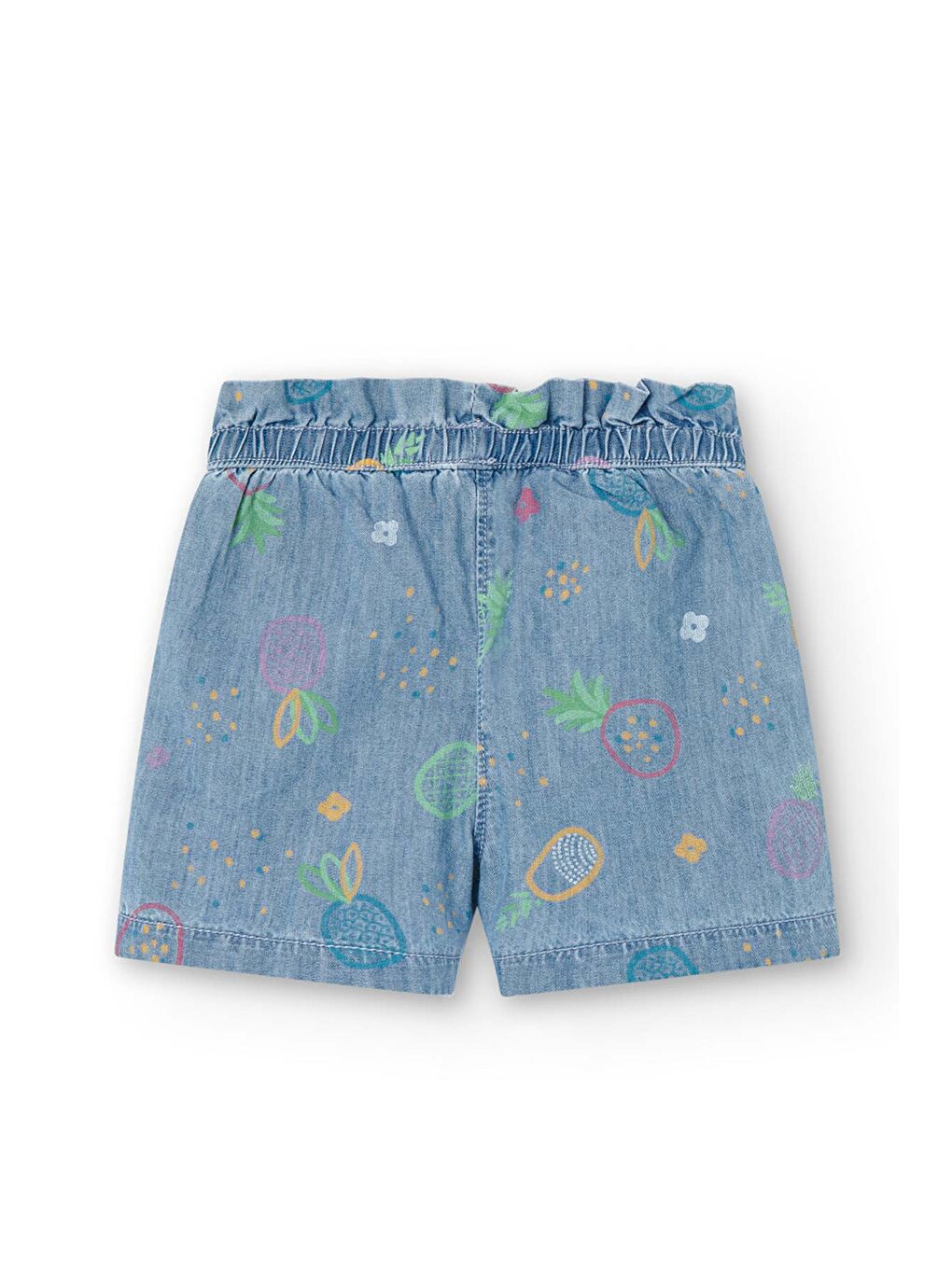 Mavi Kız Çocuk Şort-1