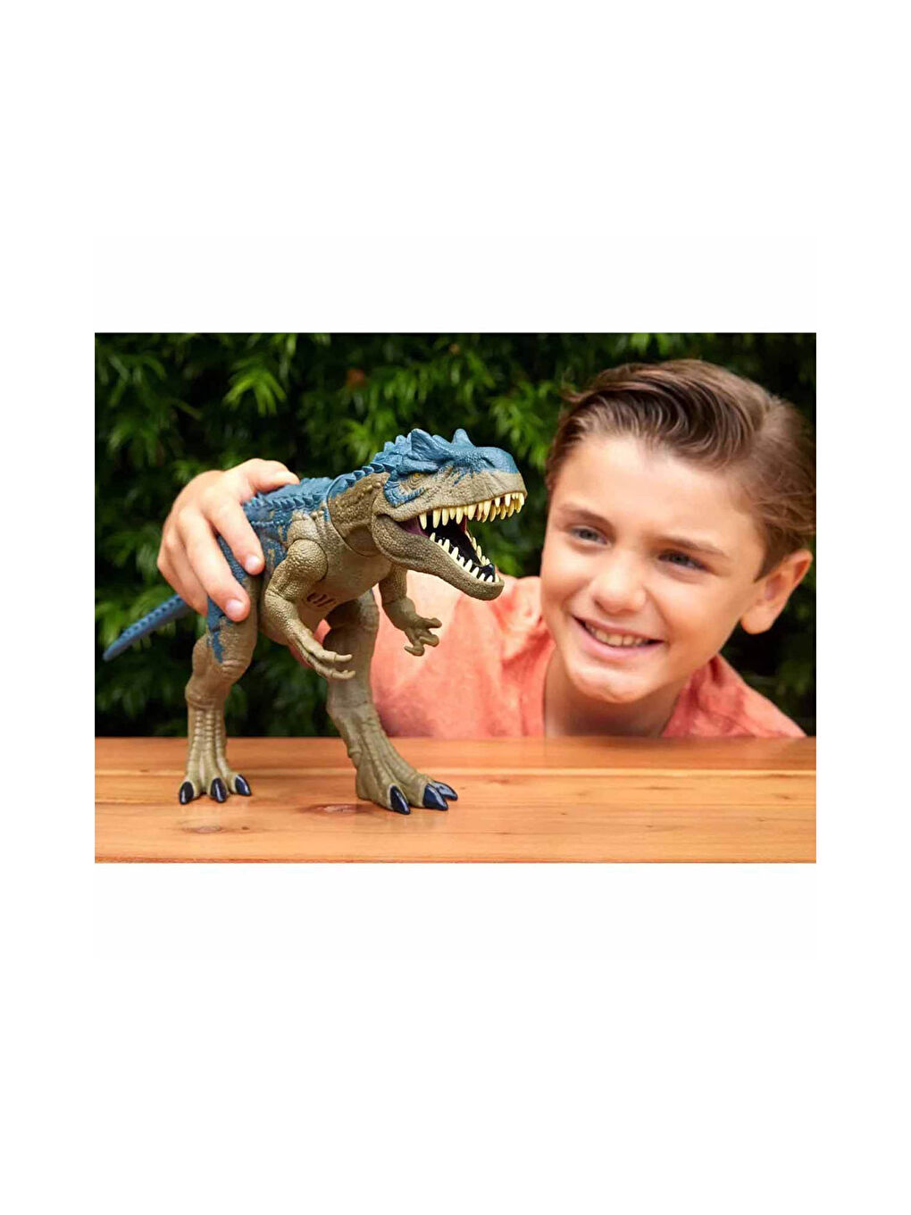 Jurassıc World Karışık Sesli Süper Güçlü Allosaurus Figürü 43 Cm HRX50 - 1