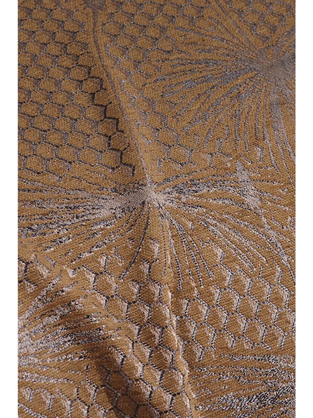 Kahverengi Hermes 3 Parça Çift Kişilik Pike Takımı 230x250 Kahve-1