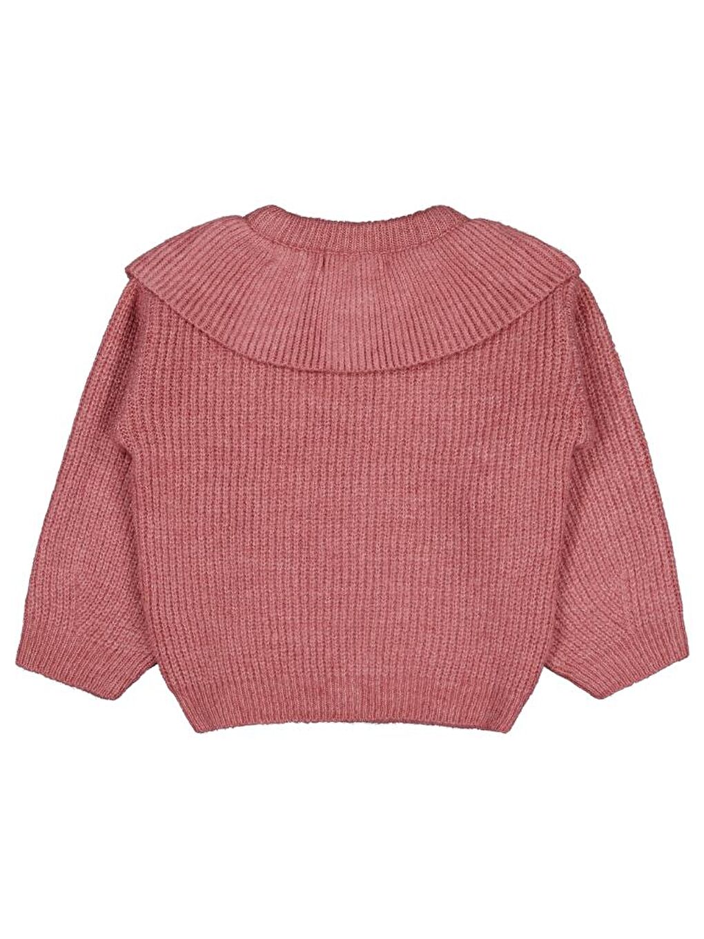 Girls Yakalı 2-5 Yaş Hırka - Pembe 4-5 Yaş-1