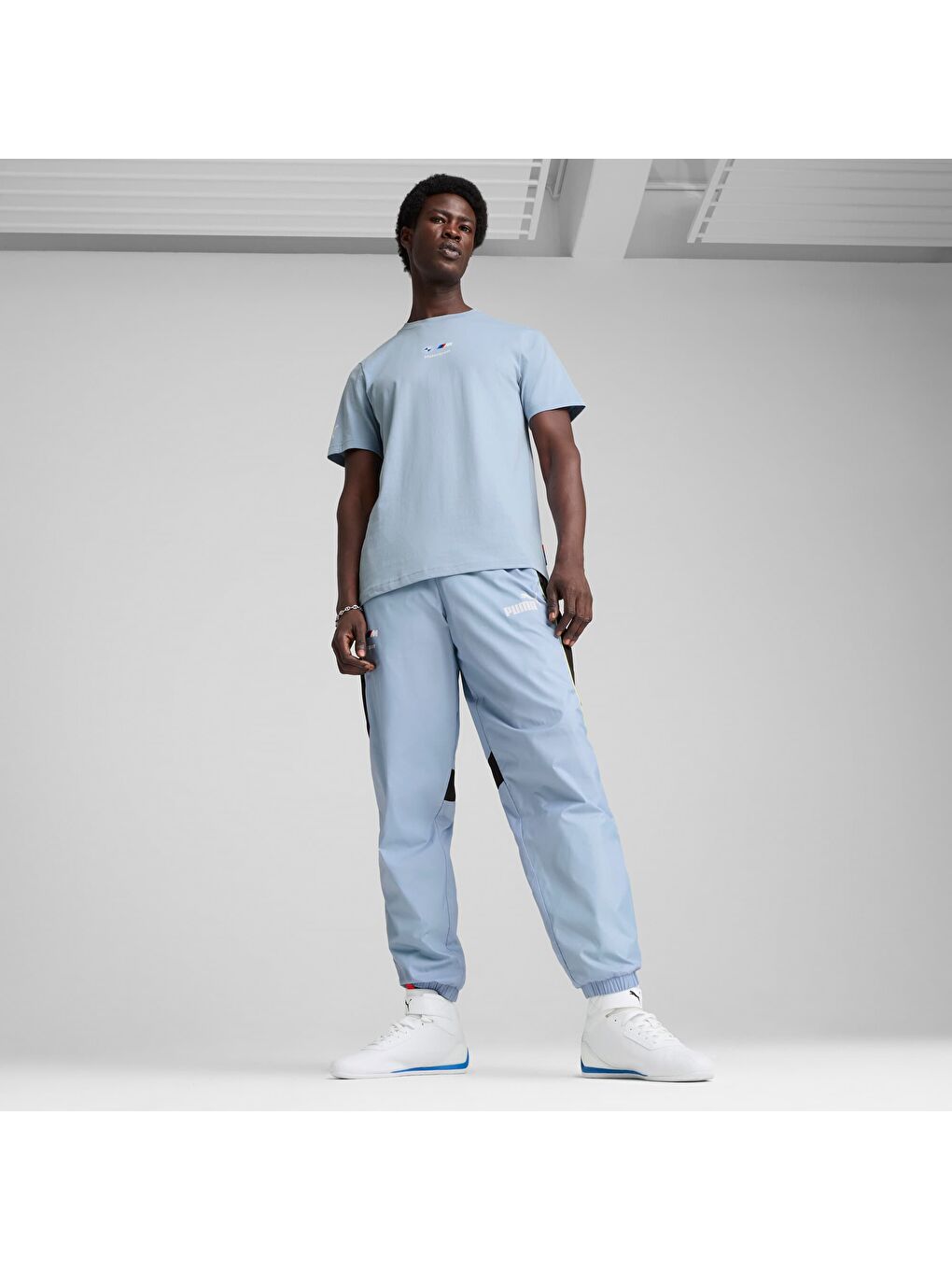 Turkuaz BMW M Motorsport Car GRAPHIC Erkek Tişört-1