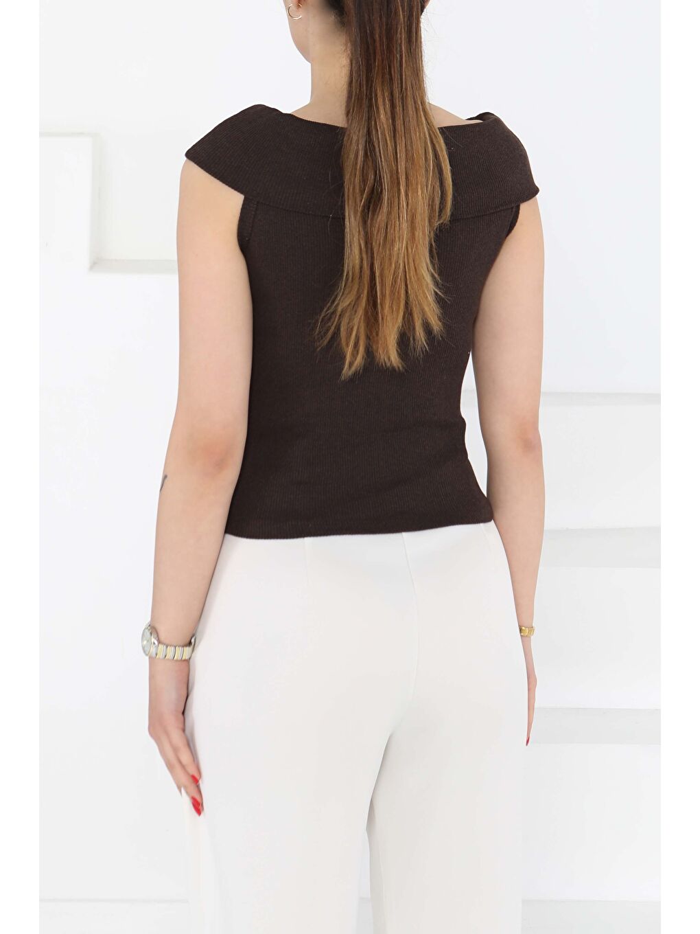 Kahverengi Madonna Yaka Bady Kahve - 27138-4