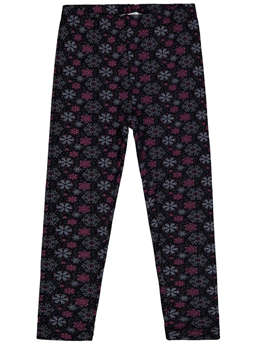 Girls Kar Tanesİ Desen 10-13 Yaş Tayt - Siyah 10-11 Yaş-2