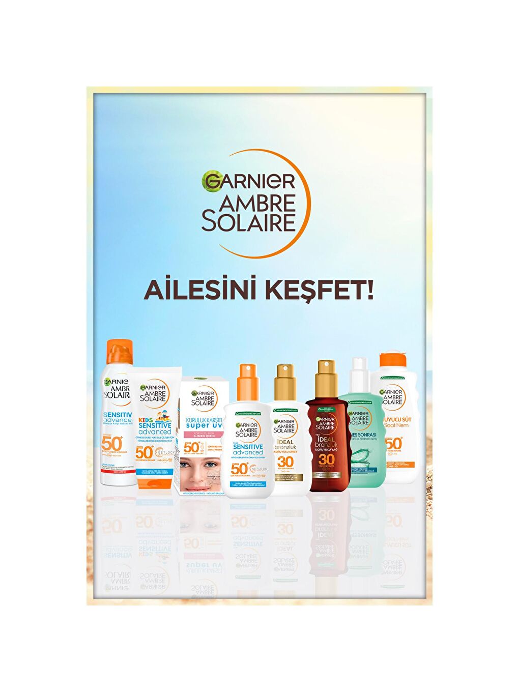 GARNIER Şeffaf Ambre Solaire Koyu Leke Karşıtı Güneş Koruyucu Yüz Kremi 50+ SPF 40 ml - 4