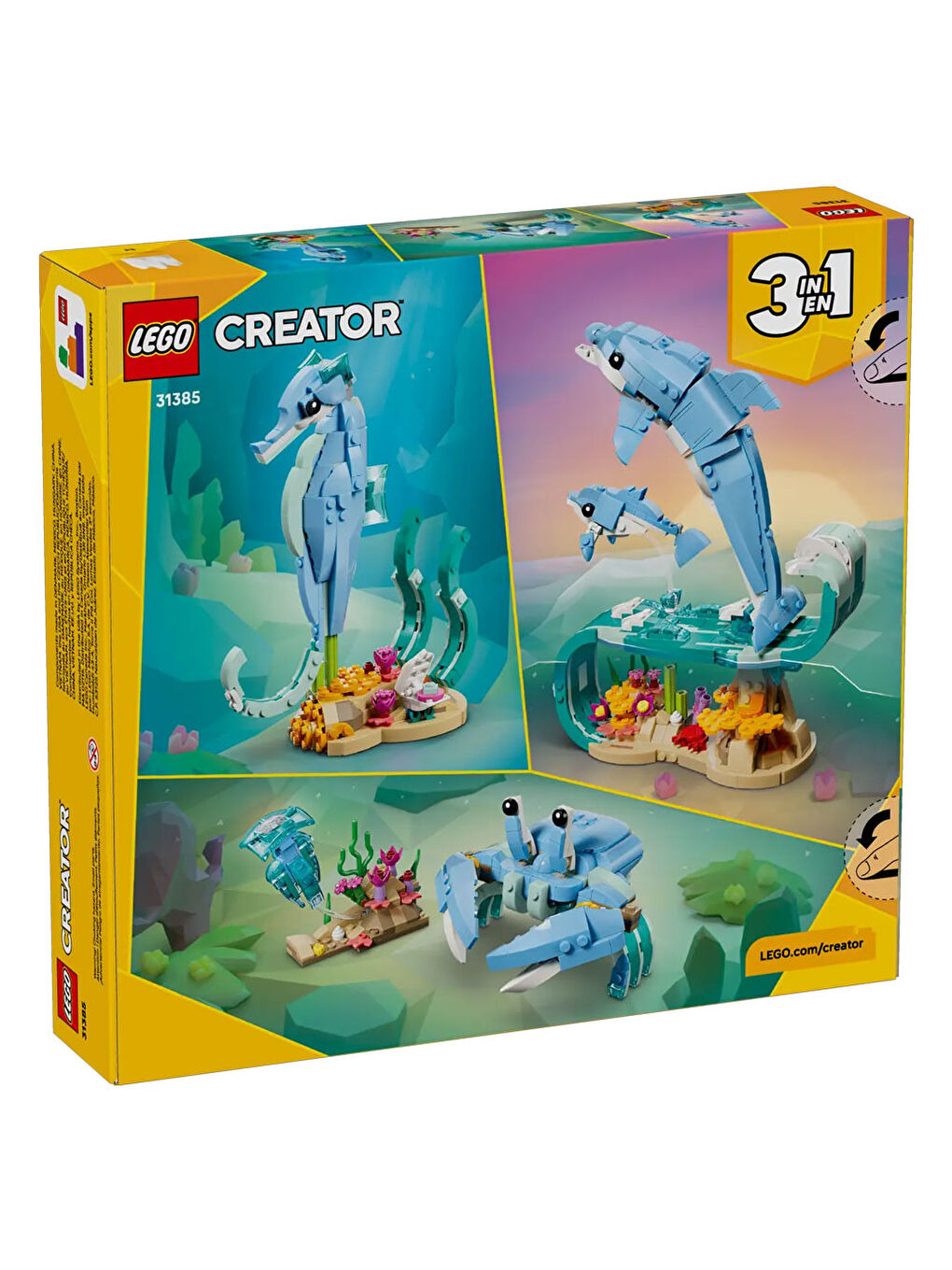 Creator 3'ü 1 Arada Deniz Hayvanları: Güzel Yunuslar 31385-1