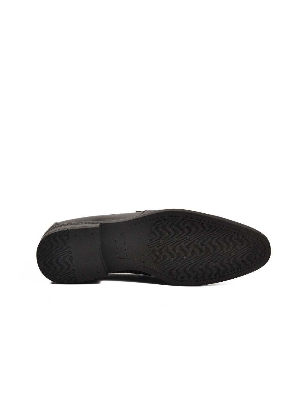 Siyah Hakiki Deri Kaymaz Taban Erkek Klasik Ayakkabı 854-T M-4