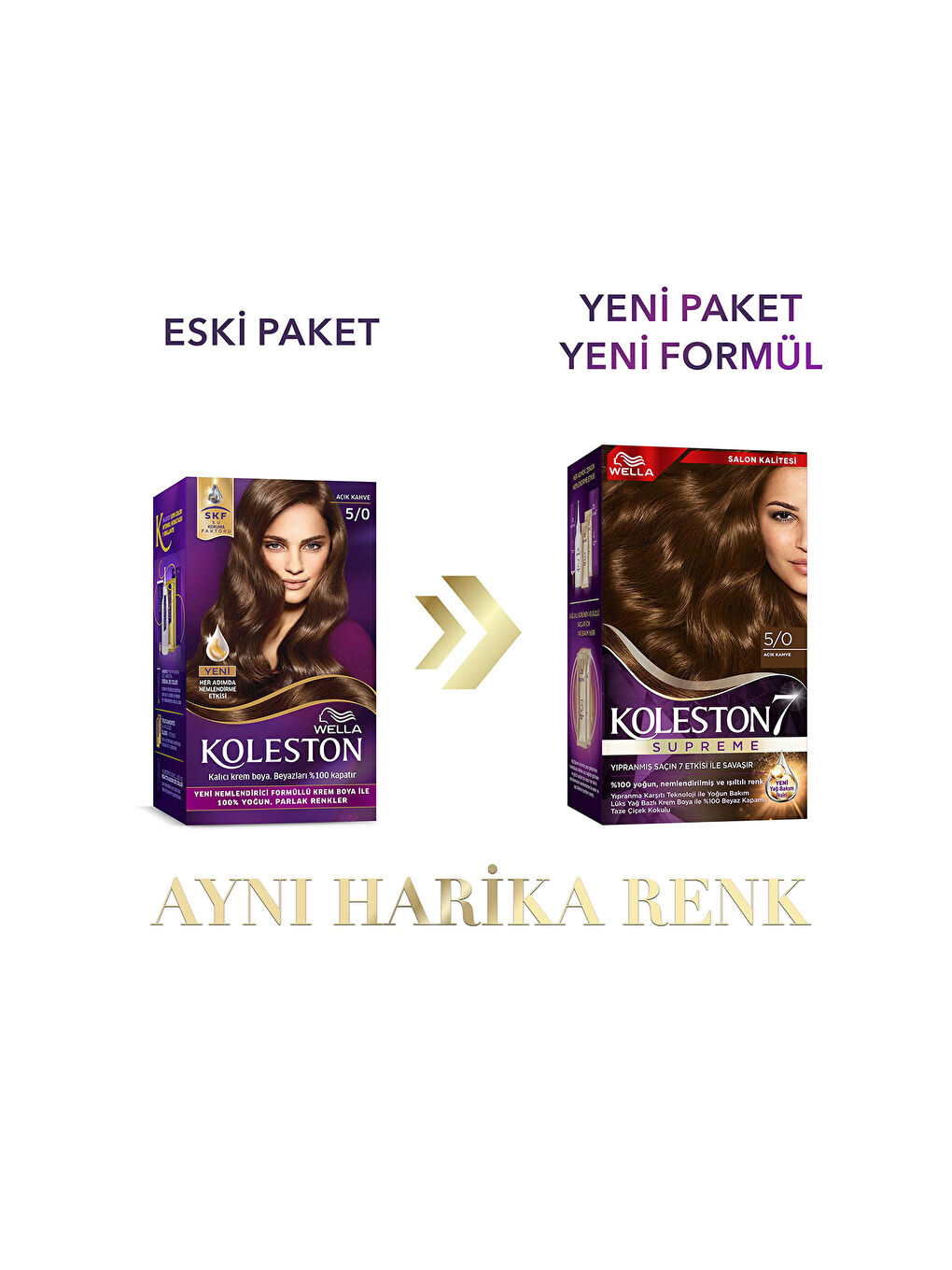 Wella Koleston Supreme Saç Boyası 5/0 Açık Kahve - 1