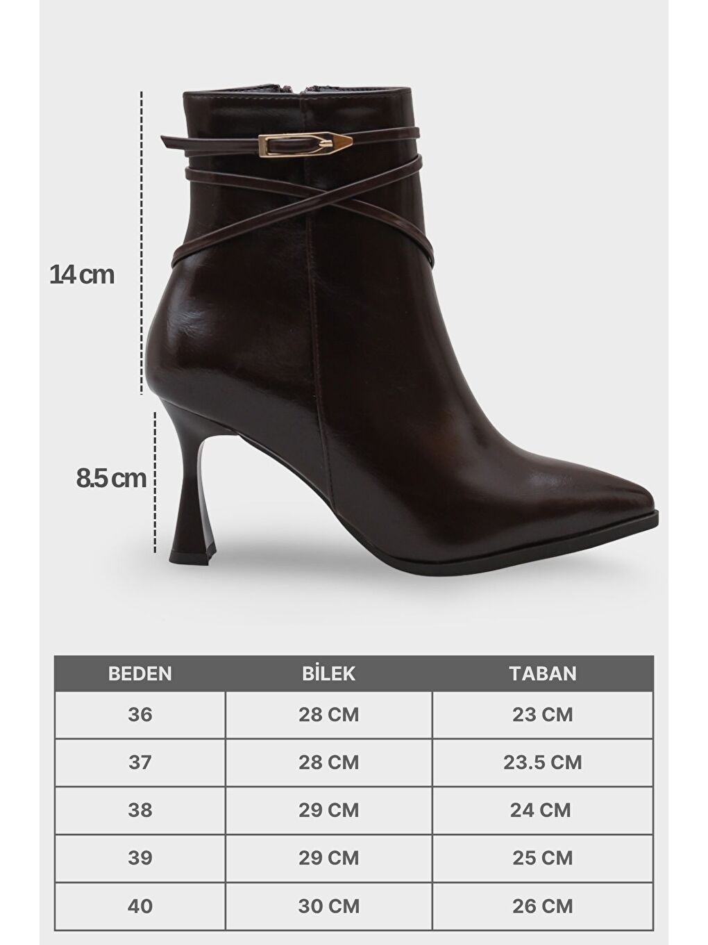 Lilli Kadın Kahverengi Bot-4