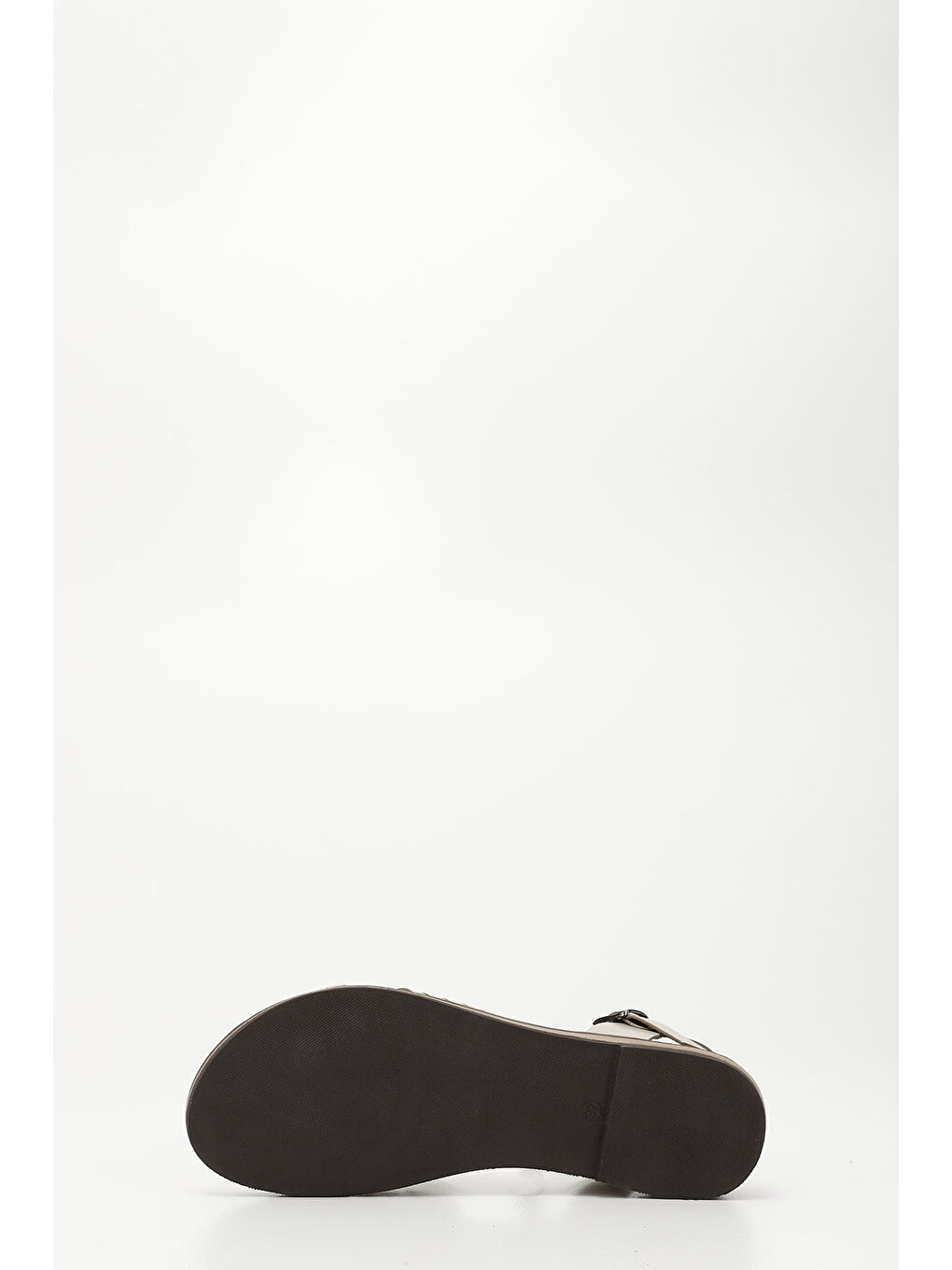 Bej Kadın BEJ-CAMEL Çapraz Bantlı Hakiki Deri Sandalet-3