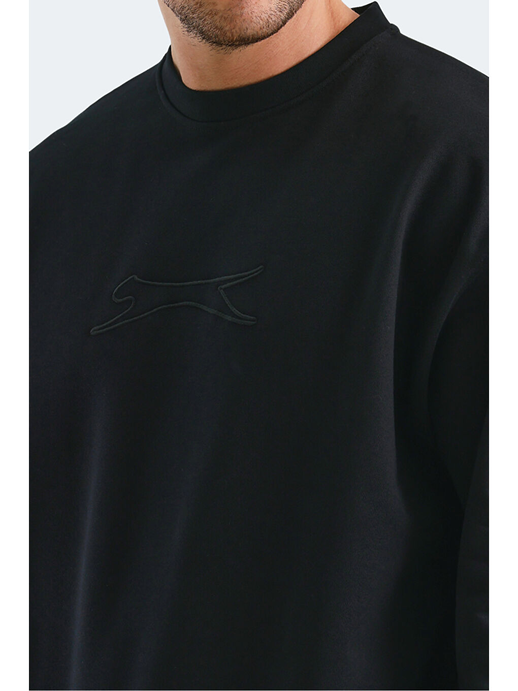 VADIK 2li set Erkek Oversıze Siyah - Gri Sweatshirt-5