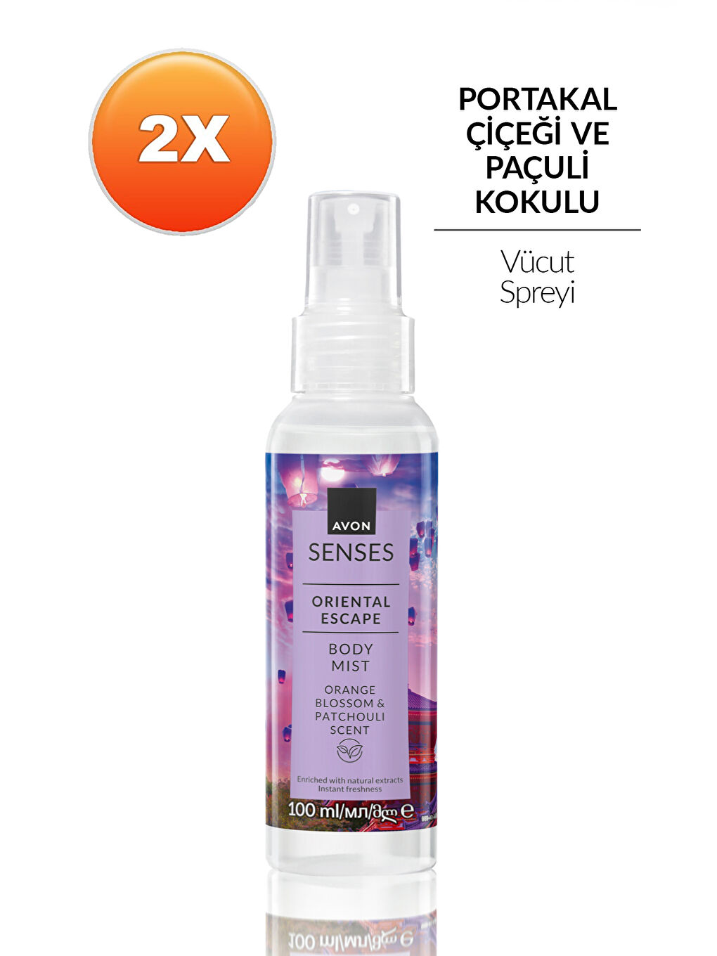 Senses Oriental Escape Portakal Çiçeği ve Paçuli Kokulu Vücut Spreyi 100ML İkili Set-1