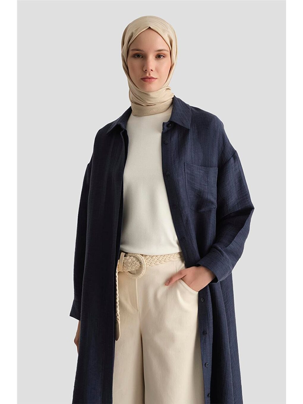 Gömlek Tunik 25Y4700 Lacivert-1