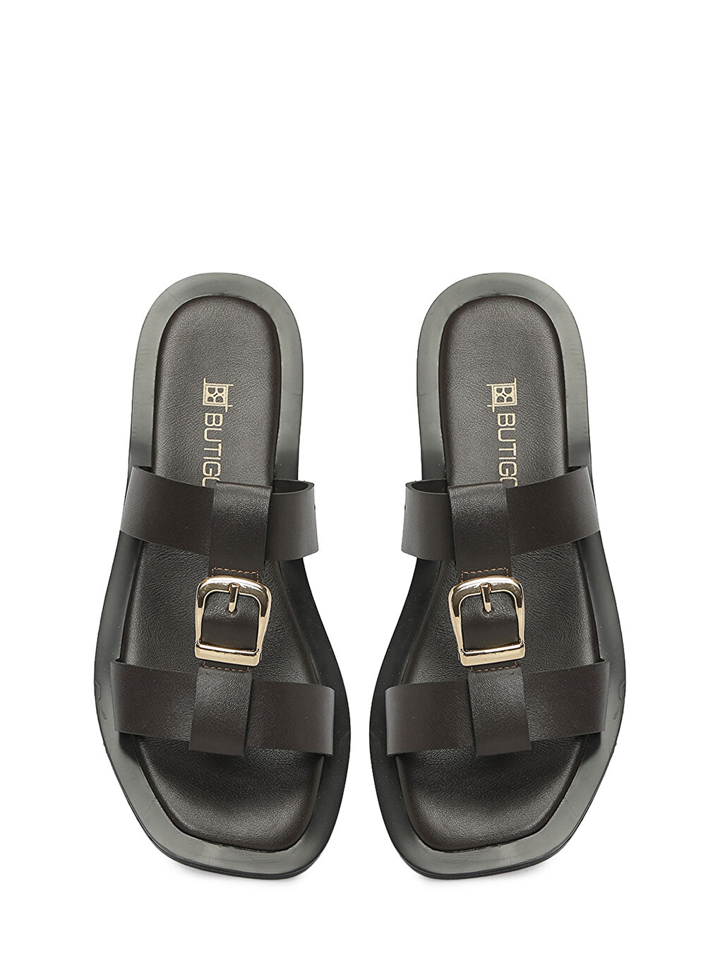 26S-204 6FX Kahverengi Kadın Terlik-3