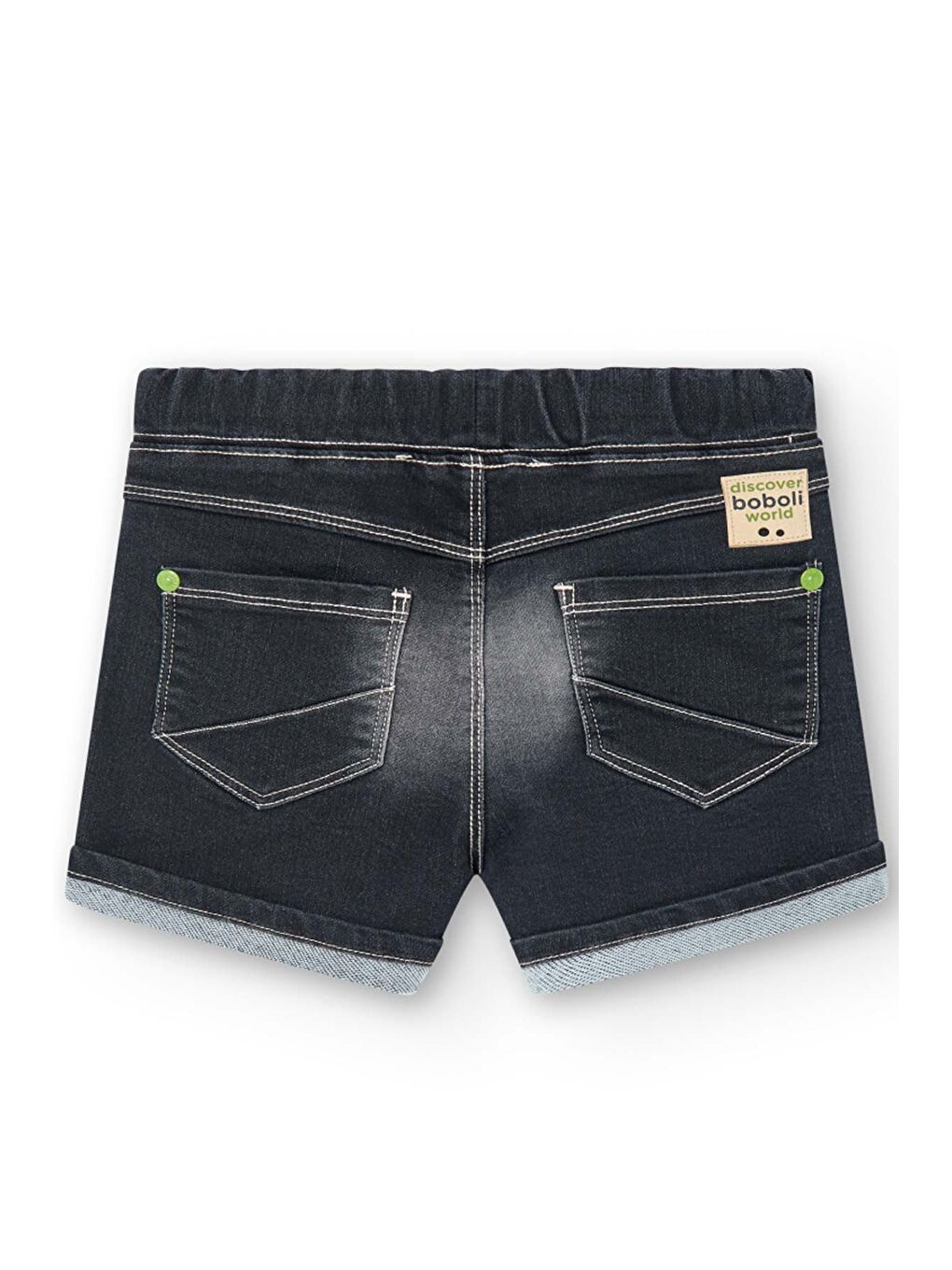 Siyah Erkek Çocuk Şort-1