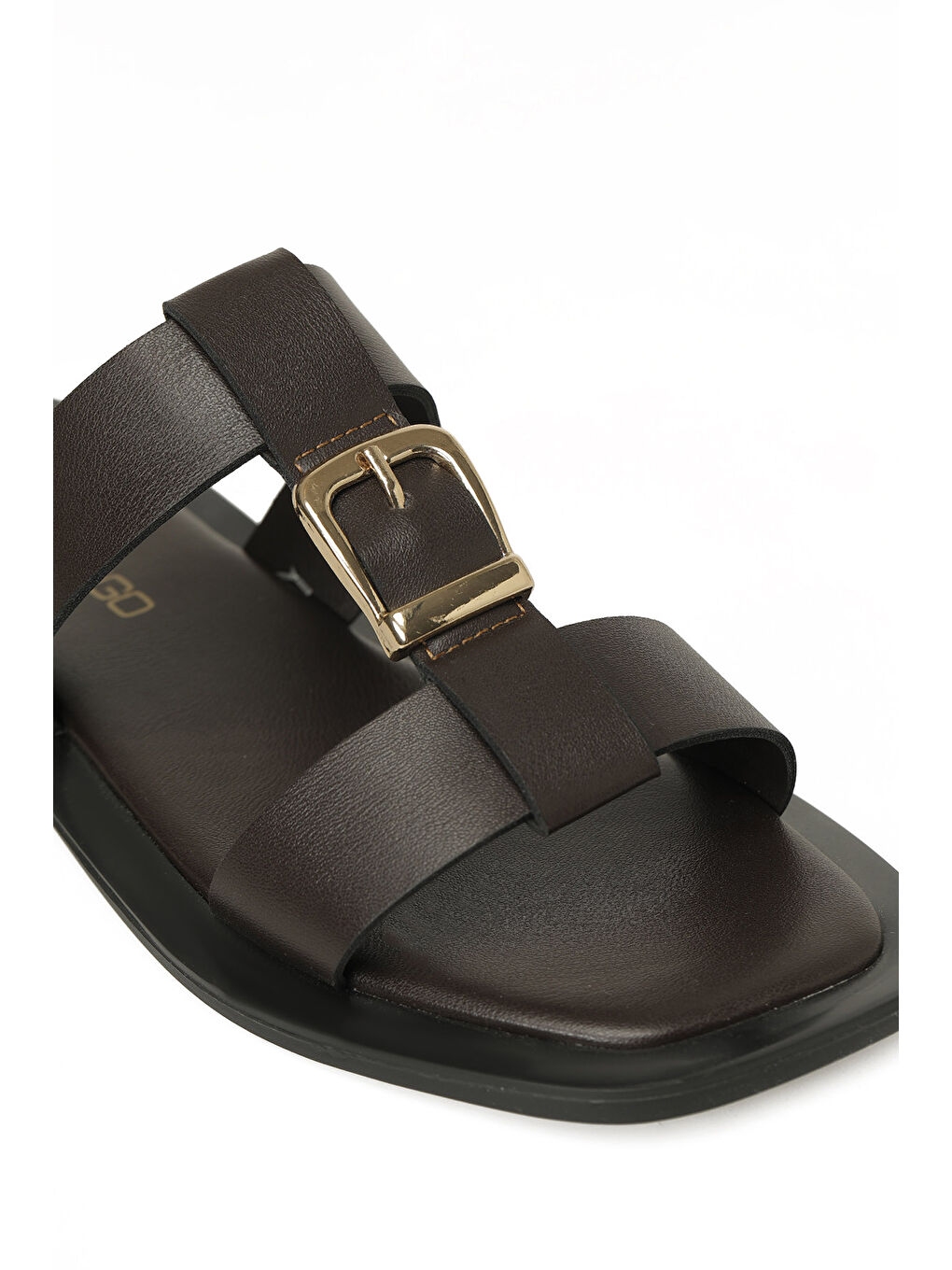 26S-204 6FX Kahverengi Kadın Terlik-6