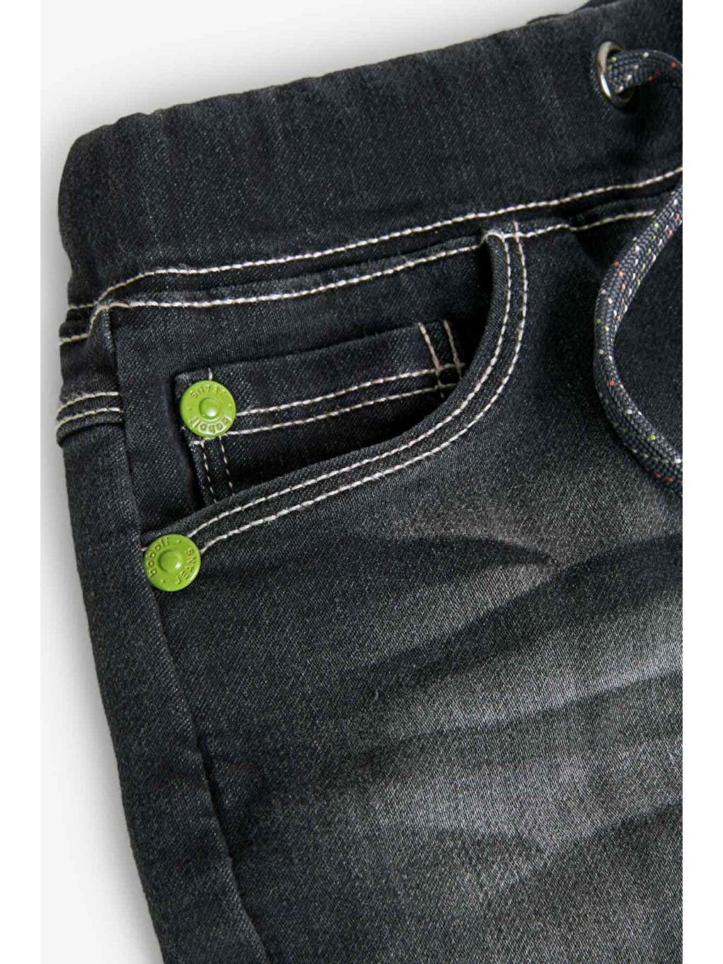 Siyah Erkek Çocuk Şort-2