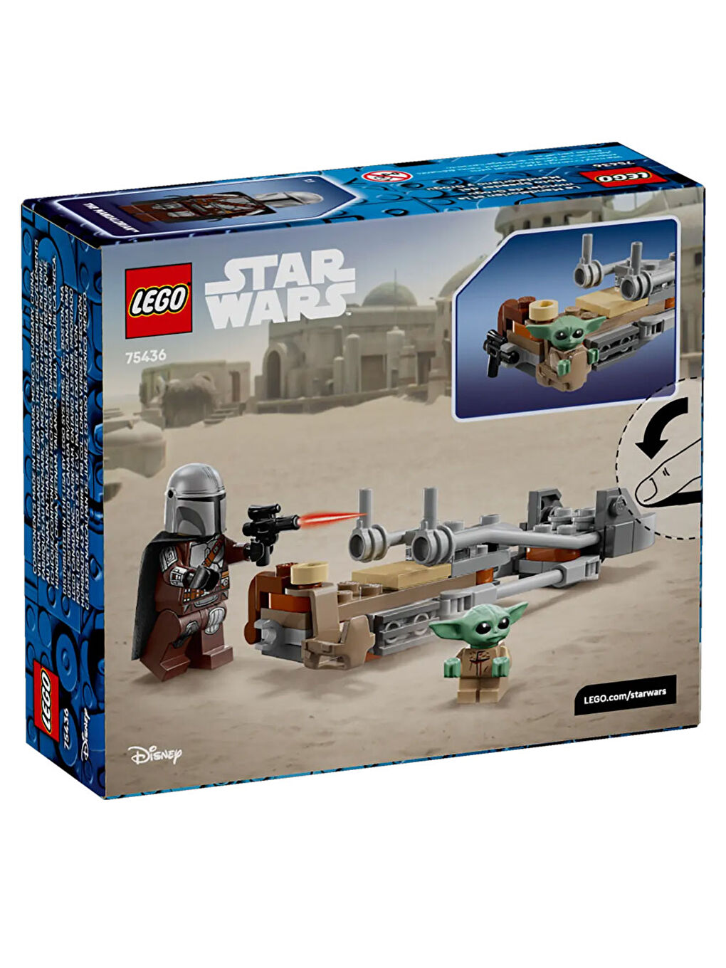 Star Wars Mandalorian ve Grogu’nun Hız Motoru 75436-3