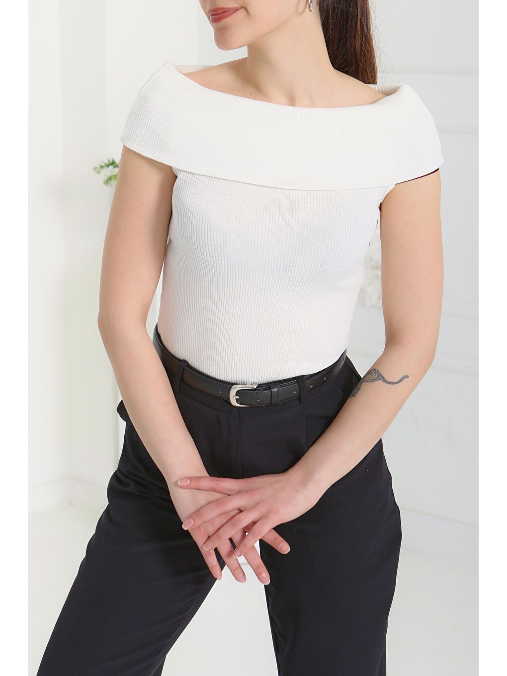 Madonna Yaka Bady Beyaz - 27138-3