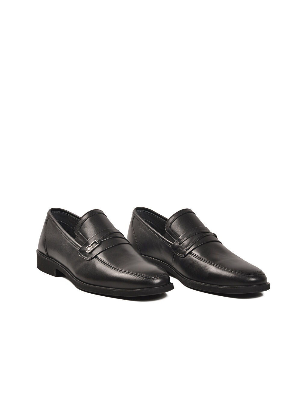 Siyah Hakiki Deri Erkek Klasik Ayakkabı 00881-26K M-2