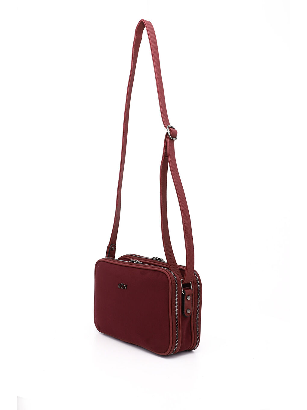 Bordo Kadın AÇIK BORDO Uzun Askılı Omuz Çantası-1