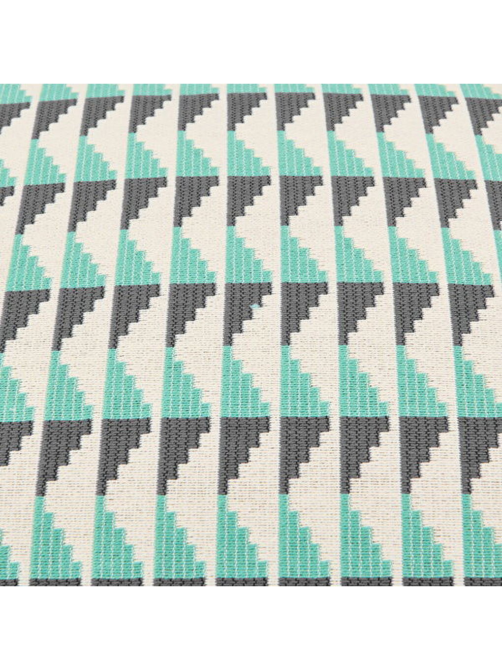 Soft Lalbahar Kırlent - Ekru / Mavi - 40x60 cm-2