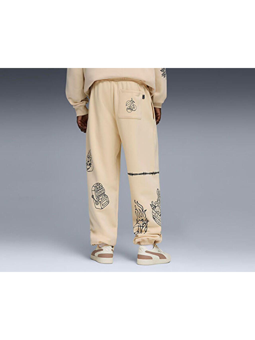 Swish N İnk Sweatpants Erkek Günlük Eşofman Altı 63465601 Bej-3