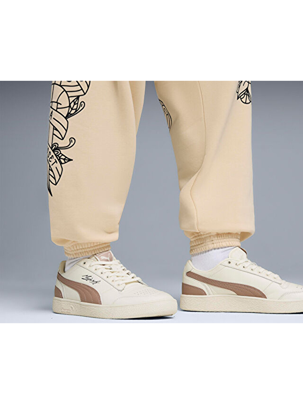Swish N İnk Sweatpants Erkek Günlük Eşofman Altı 63465601 Bej-4