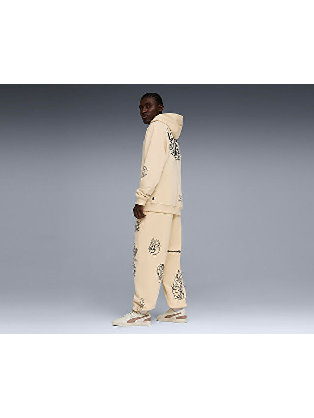 Swish N İnk Sweatpants Erkek Günlük Eşofman Altı 63465601 Bej-6