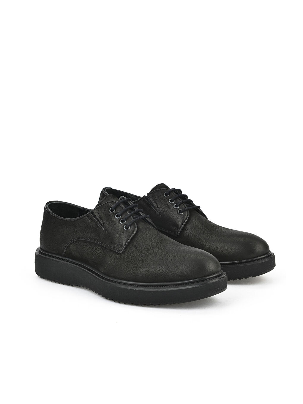 Erkek Hakiki Deri Ayakkabı 1511025Z4822 Siyah-3