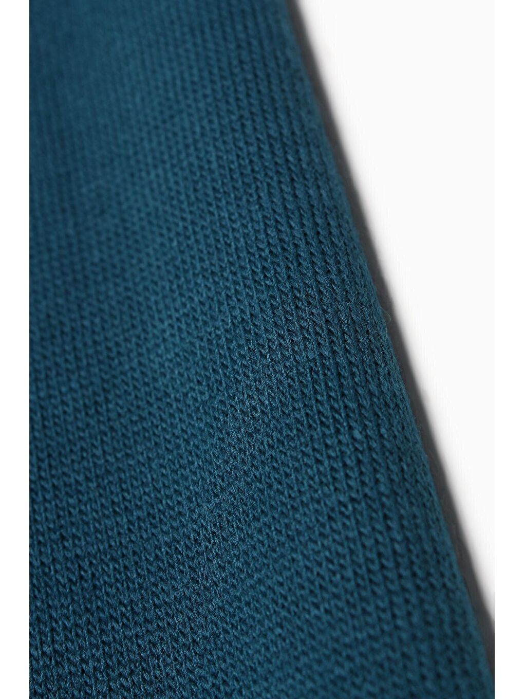 Petrol Bisiklet Yaka Triko Tunik-4