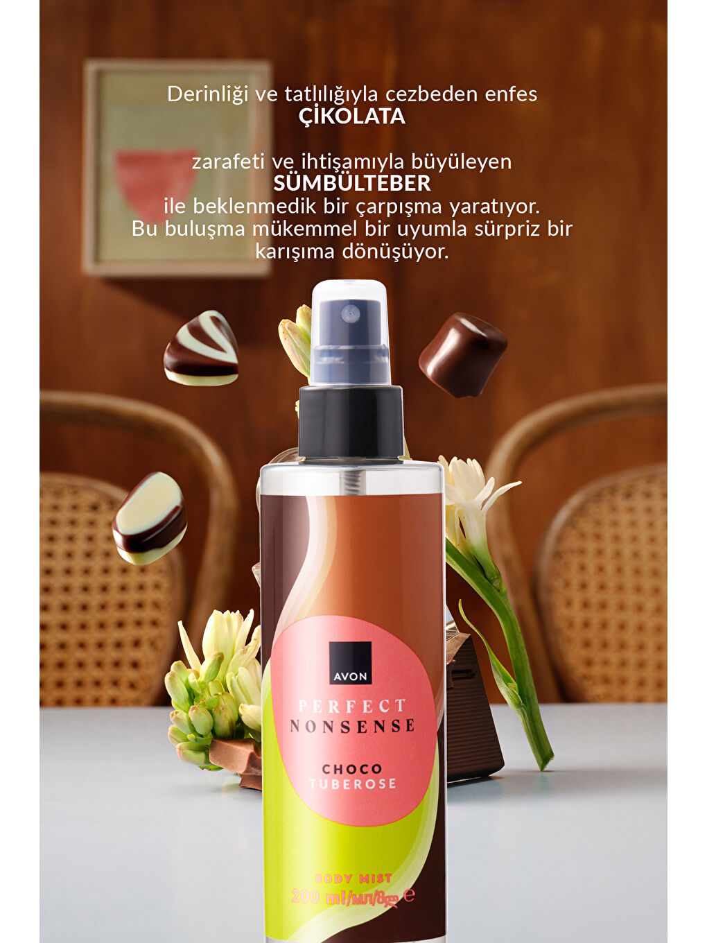 Perfect Nonsense Choco Tuberose Vücut Spreyi 200ML Üçlü Set-2