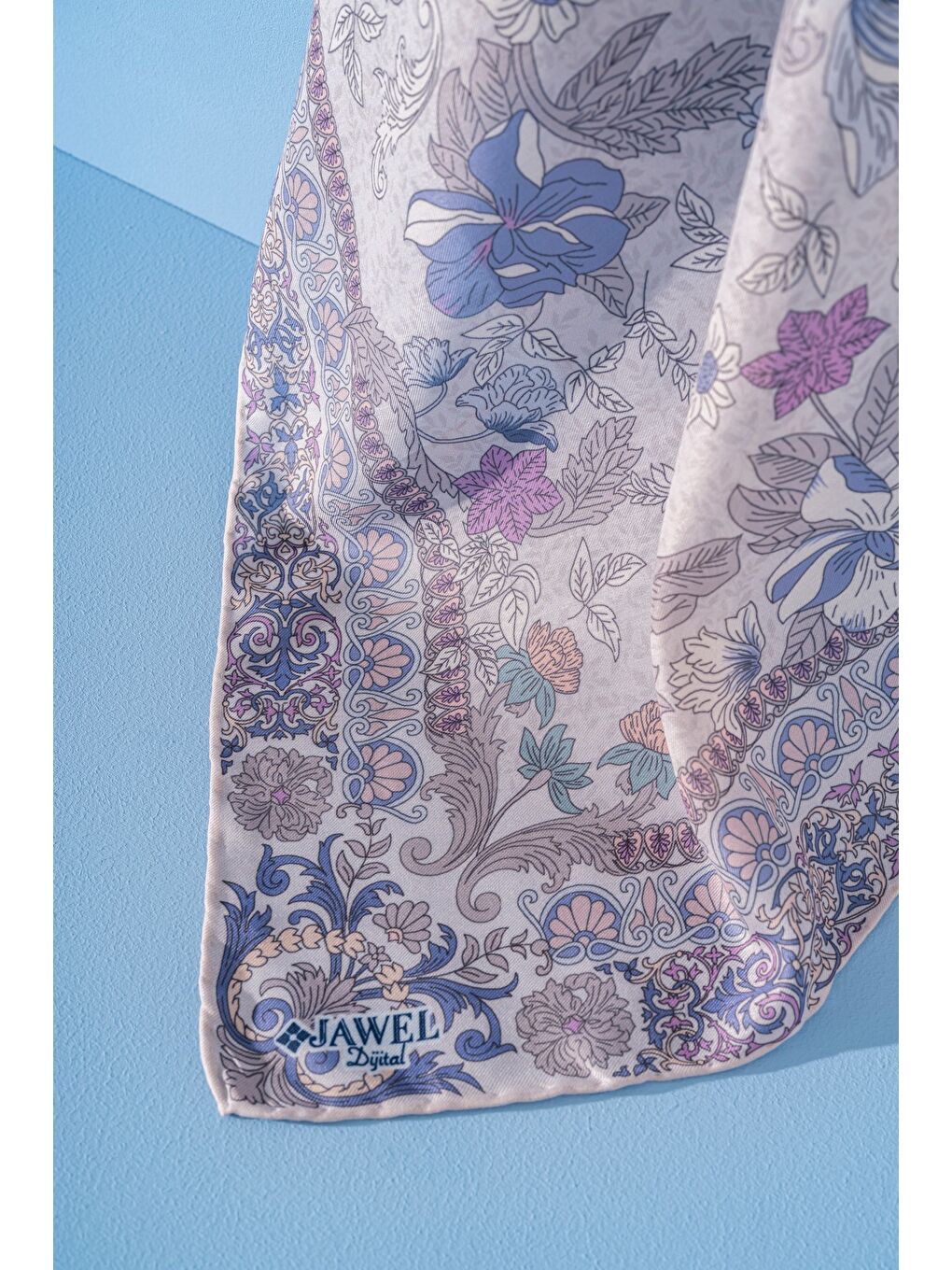 Gri Kadın Spring Soft Misya Eşarp-1