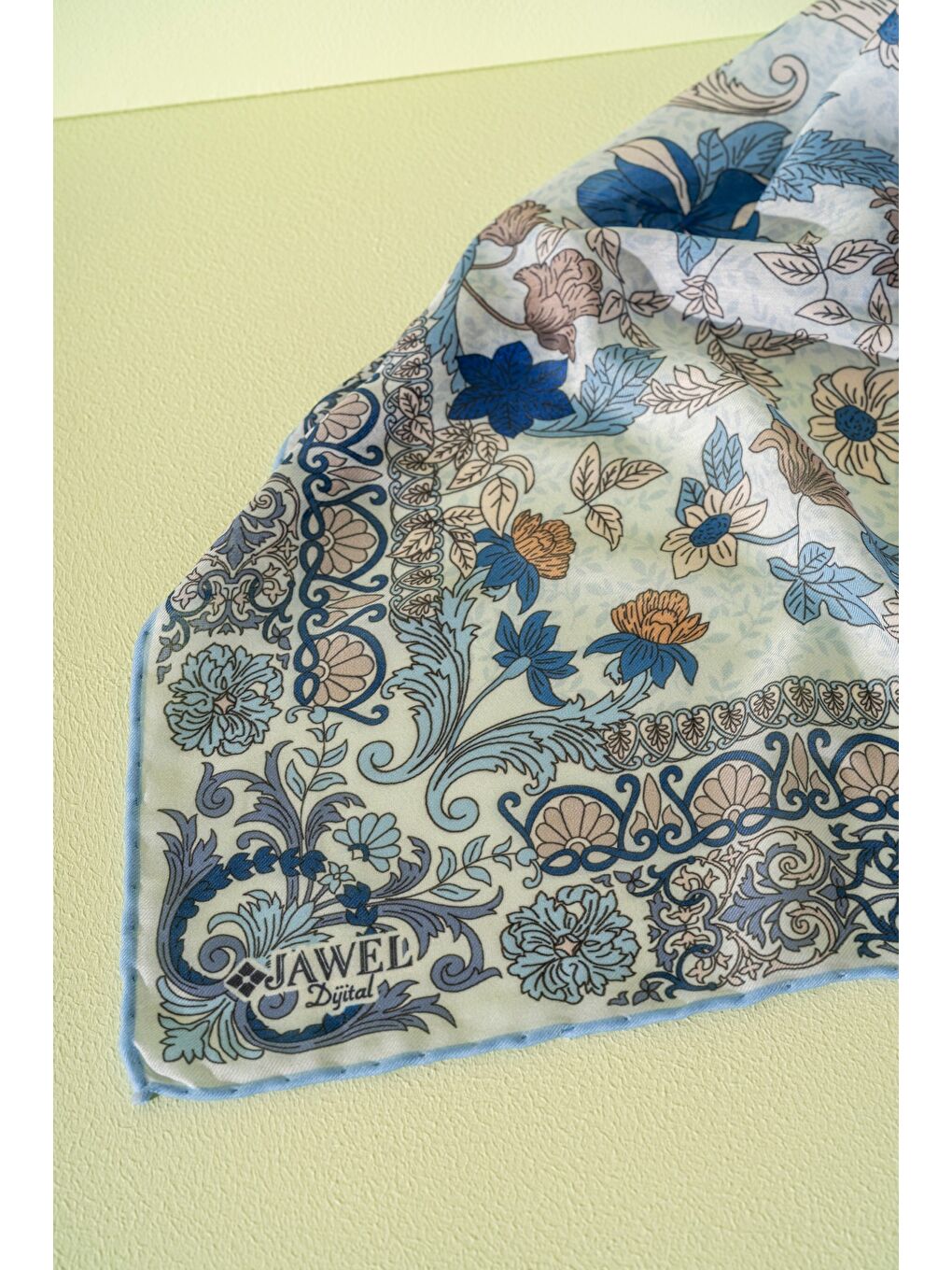 Lacivert Kadın Spring Soft Misya Eşarp-1