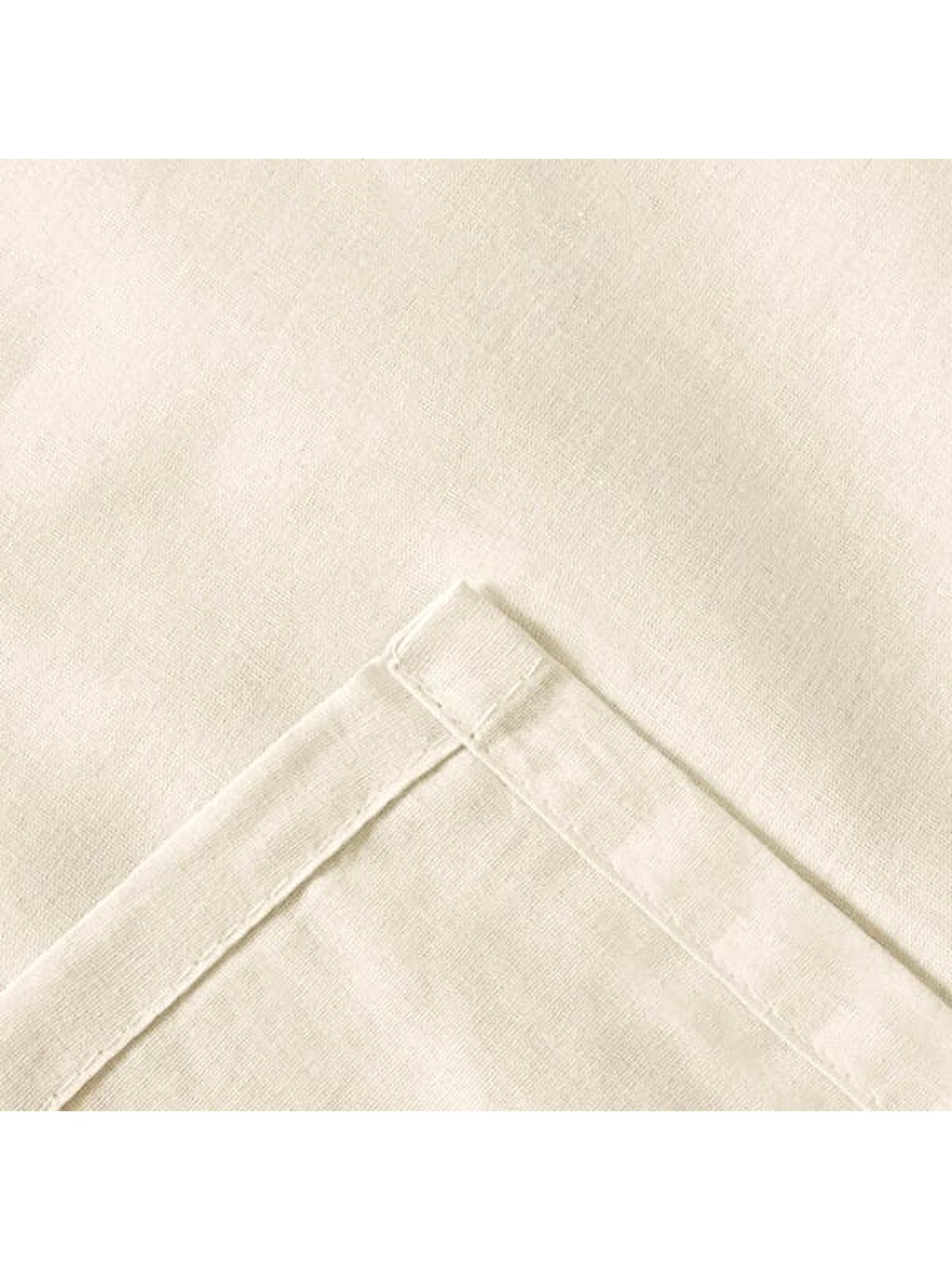 Soft Basic Çift Kişilik Düz Kenar Saten Çarşaf - Ekru- 240x260 cm-1