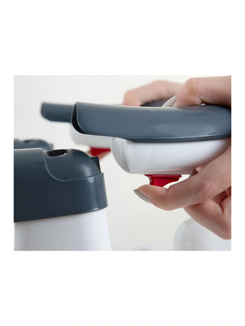 Yandan Açılır Mama Oturağı & Minder 2'li Set Antrasit-6