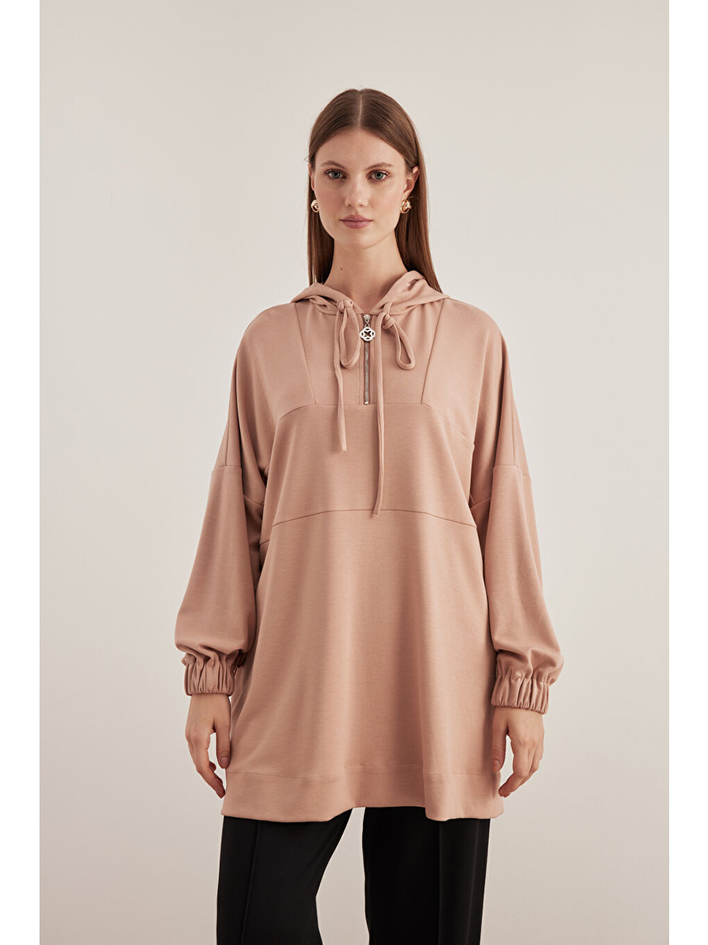 Pembe 15767112 Büzgü Kol Sweat