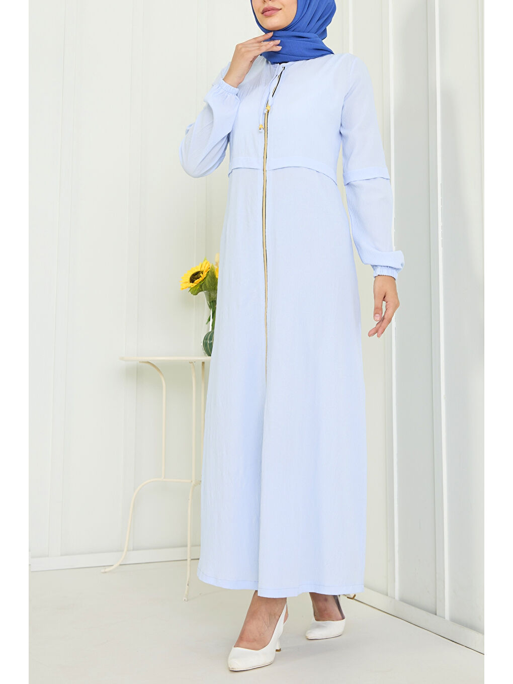 Fermuarlı Kap Bebe Mavi - 27072-3