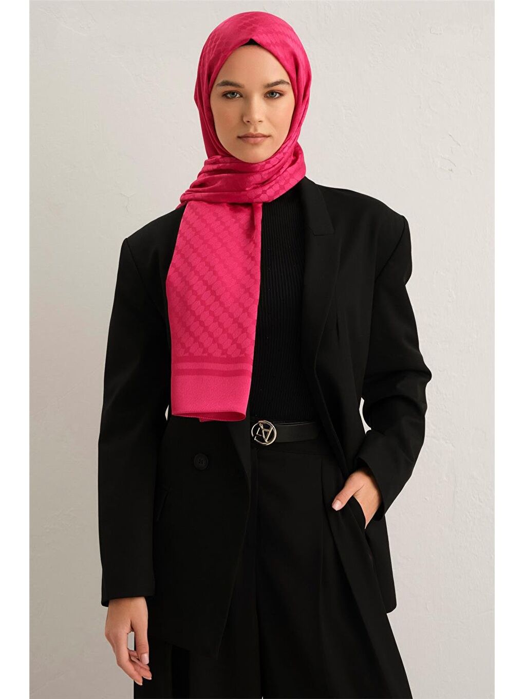 Pembe Trend Janjan Jakar Şal 9 21161 52