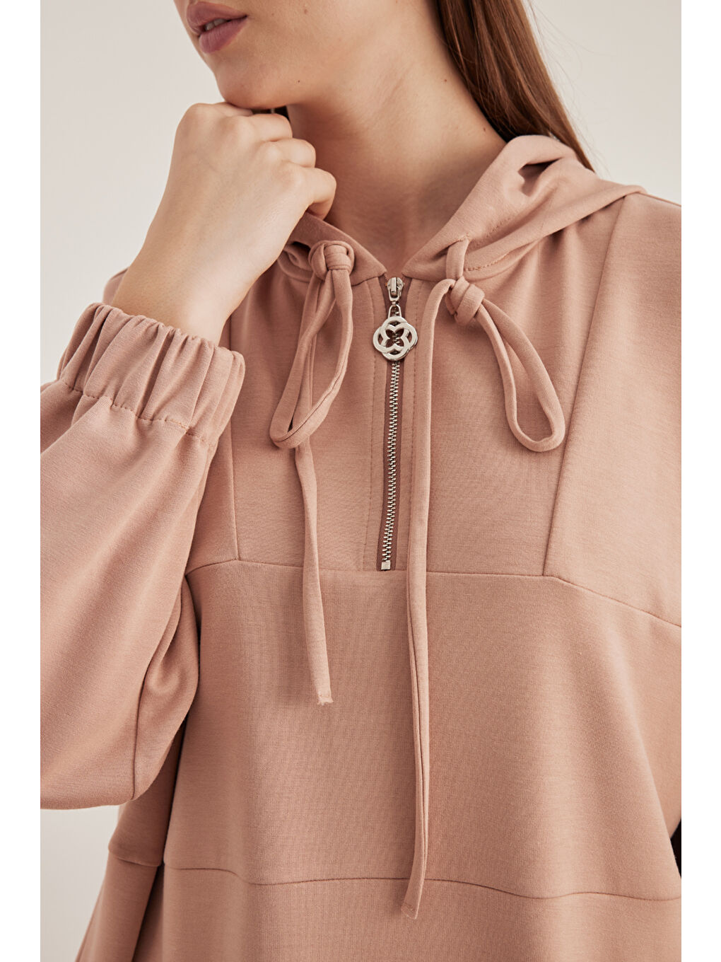 Pembe 15767112 Büzgü Kol Sweat-3