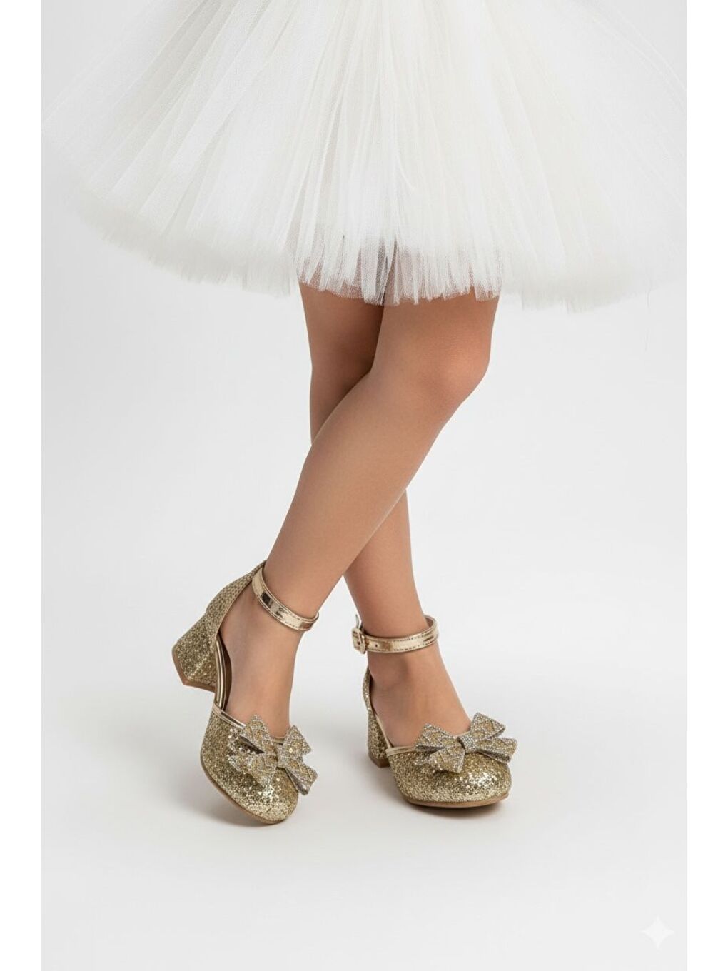 Sarı KIZ ÇOCUK ABİYE AYAKKABI