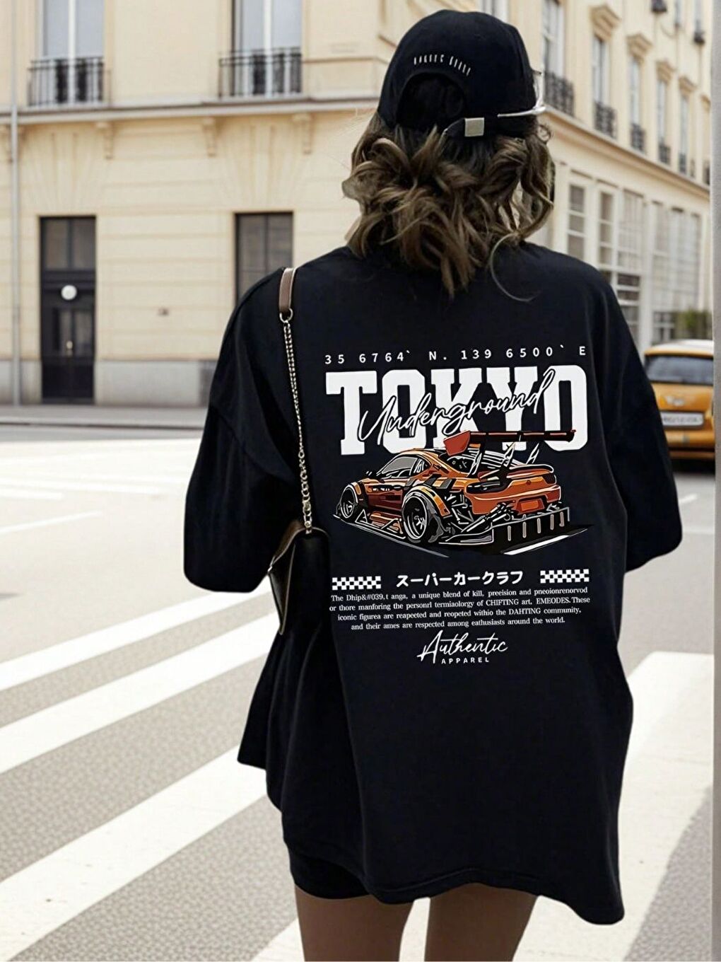 Siyah Under Ground Baskılı Regular Tişört