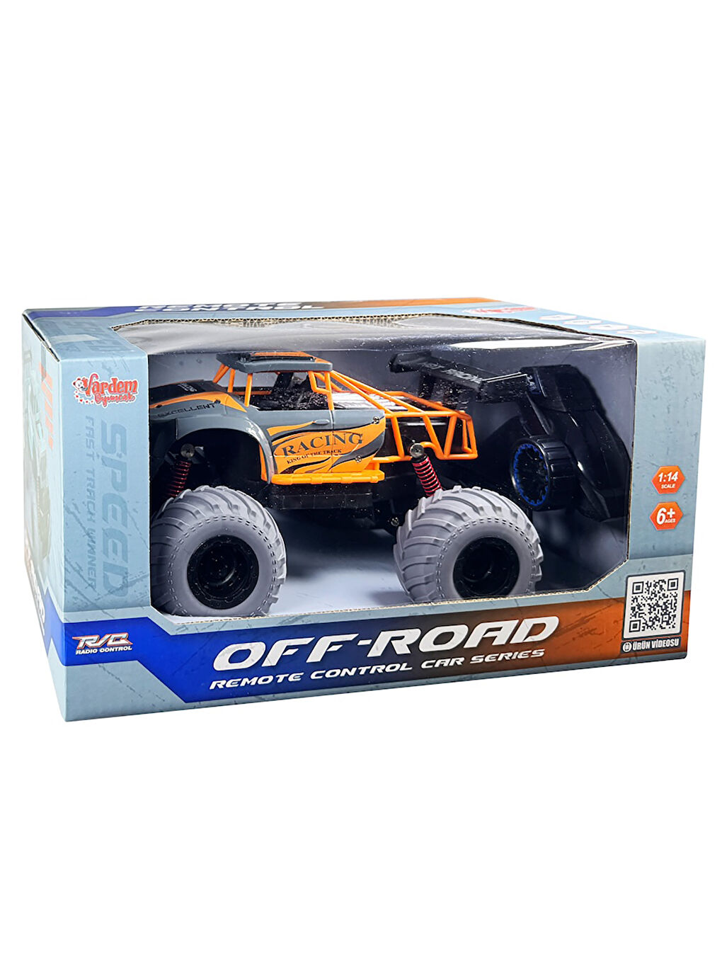 1:14 Sarjlı 2.4G Off-Road Araba Turuncu